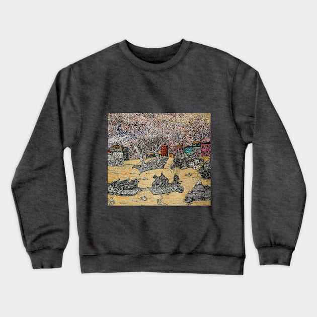 Shipwrecks Crewneck Sweatshirt by Al1cee